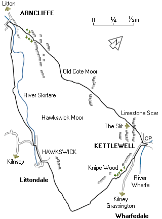 Kettlewell - Arncliffe - Hawkswick
